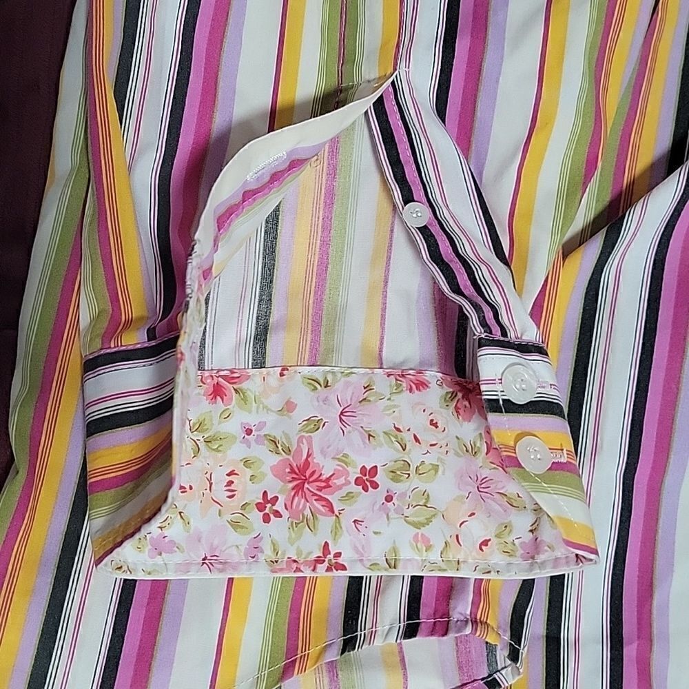 Brooklyn Express Striped Button Down - Picture 5 of 6